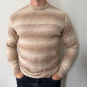 The Normal Brand Men's Brown Crewneck Sweater